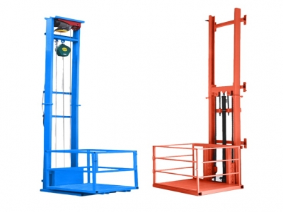 Portable outdoor Electric hydraulic lifting hoist small household elevator for warehouse use